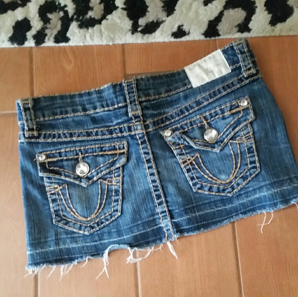 jean skirt with cowgirl boots